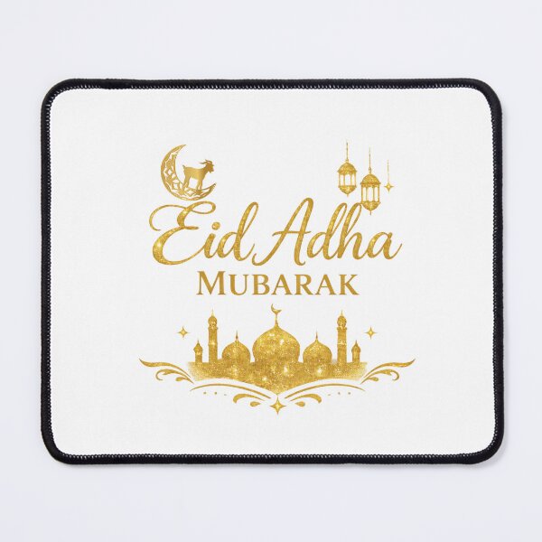 Item preview, Eid Adha Mubarak Sticker – Elegant Islamic Greeting, Luxury Eid Decoration  designed and sold by RALYSHOP.