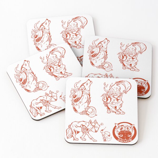 Item preview, Okami Amaterasu Doodle Pack 1 designed and sold by GenkyGenks.