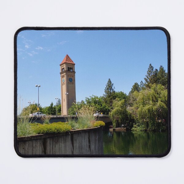 Item preview, Clock tower in Riverfront Park  designed and sold by Cblifeisgood.