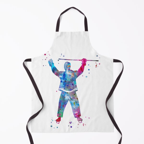 Item preview, Female Ringette Champion – Watercolor Winner Sports Illustration designed and sold by Rosaliartbook.