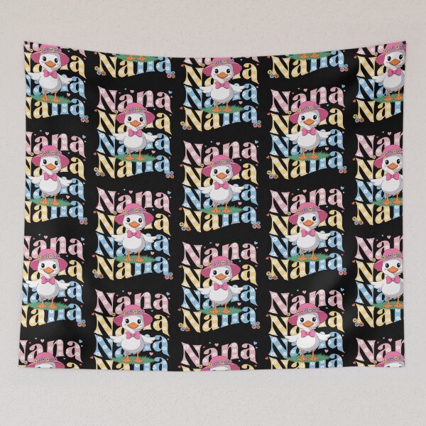 Item preview, Nana Colorful Floral Goose Bow Tie Mother's Day Farmer designed and sold by FreeArt2.