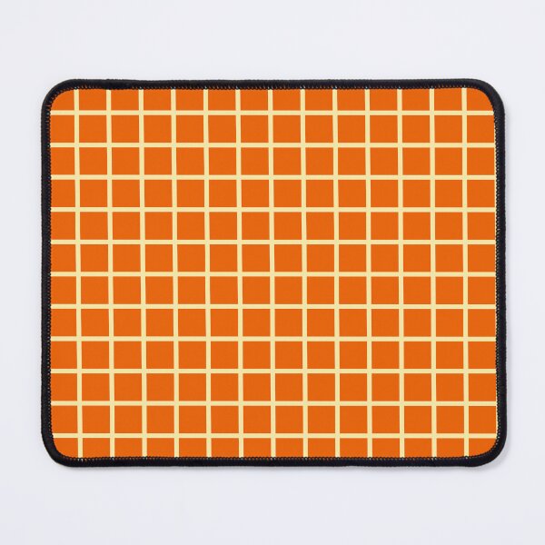 Item preview, Orange and Cream Grid Pattern designed and sold by Jeallan Designs.