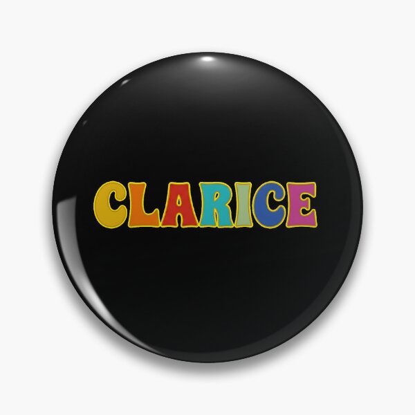 Item preview, ❤️ Clarice Personalized Name Wavy Retro Shirt, Coffee Mug, Sticker Gift designed and sold by HelixPedia.