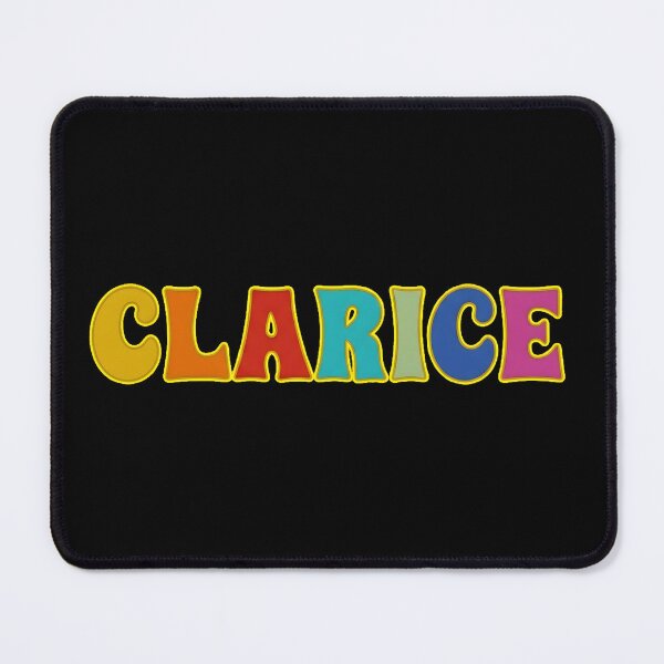 Item preview, ❤️ Clarice Personalized Name Wavy Retro Shirt, Coffee Mug, Sticker Gift designed and sold by HelixPedia.