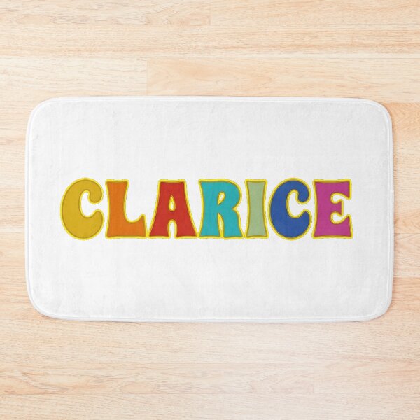 Item preview, ❤️ Clarice Personalized Name Wavy Retro Shirt, Coffee Mug, Sticker Gift designed and sold by HelixPedia.