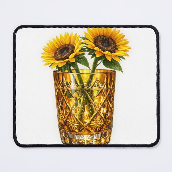 Item preview, Edo Kiriko Glass Specimen: Amber Sunflowers — 琥珀向日葵 designed and sold by NYAO-YUUKI.