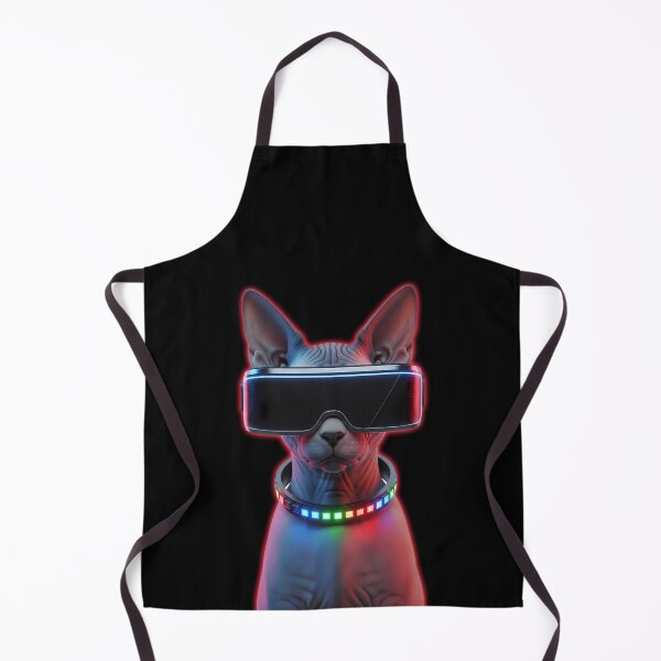 Item preview, Cyber Sphynx: Neon VR Goggles & LED Collar designed and sold by powersunlight.