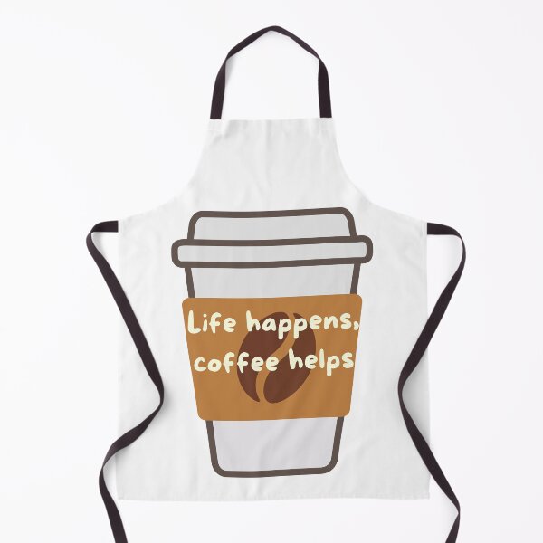 Item preview, Life happens, coffee helps designed and sold by SnugCozy.