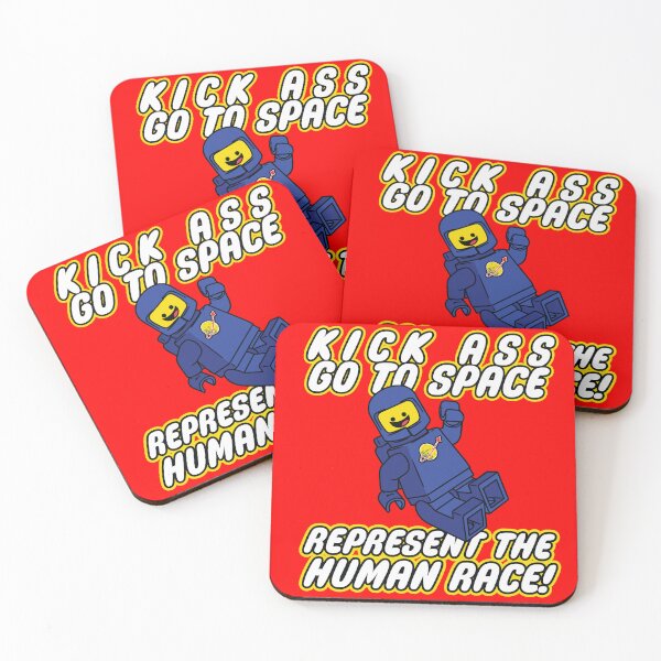 Item preview, kick ass, go to space, represent the human race! designed and sold by remerasnerdas.