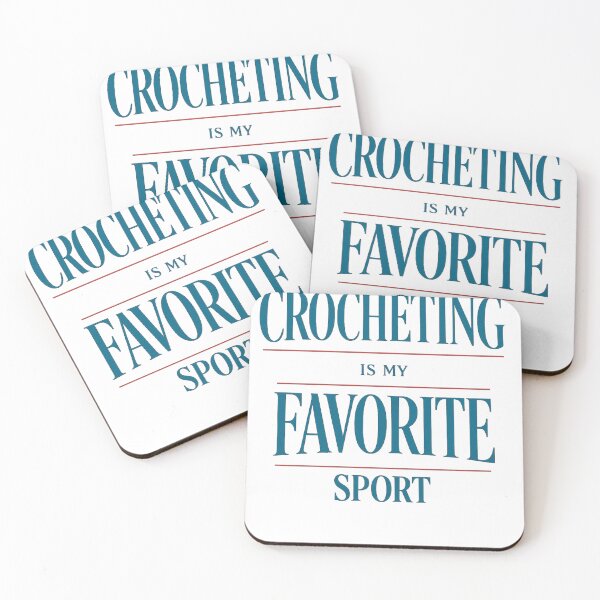 Item preview, Crocheting Is My Favorite Sport, Knitting Crochet  designed and sold by faridman.