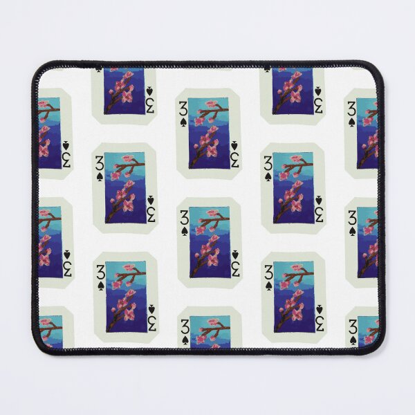 Item preview, Three of Spades Playing Card (March Birth Flower) designed and sold by meera-r.