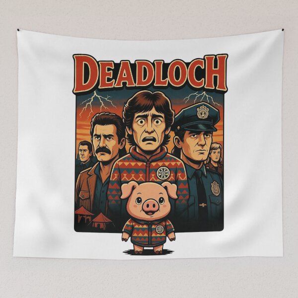 Item preview, Deadloch Crew and Truffle Pig designed and sold by jsjsumter7.