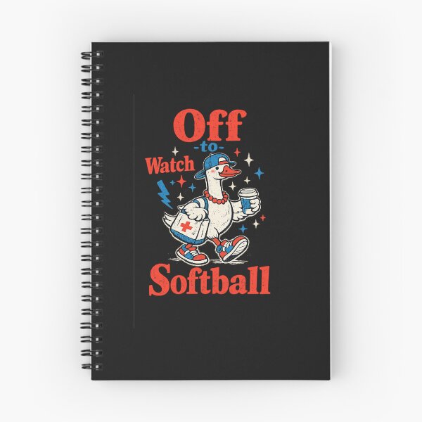 Item preview, Off to Watch Softball Funny Softball Goose Game Day Sports designed and sold by faridman.