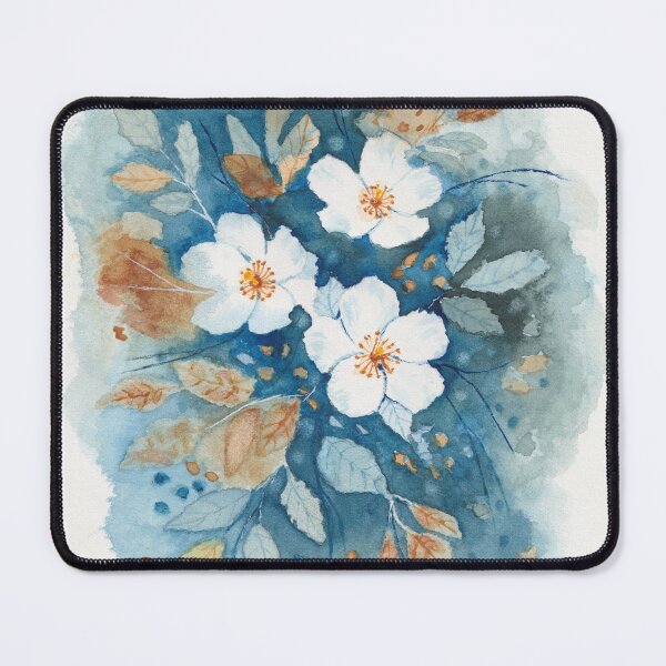 Item preview, Blackberry Blossoms in Watercolor designed and sold by The Elderberry Blossom.
