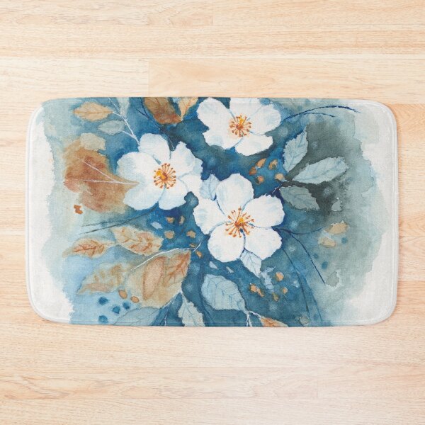 Item preview, Blackberry Blossoms in Watercolor designed and sold by The Elderberry Blossom.