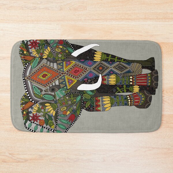 Item preview, floral elephant stone designed and sold by scrummy.