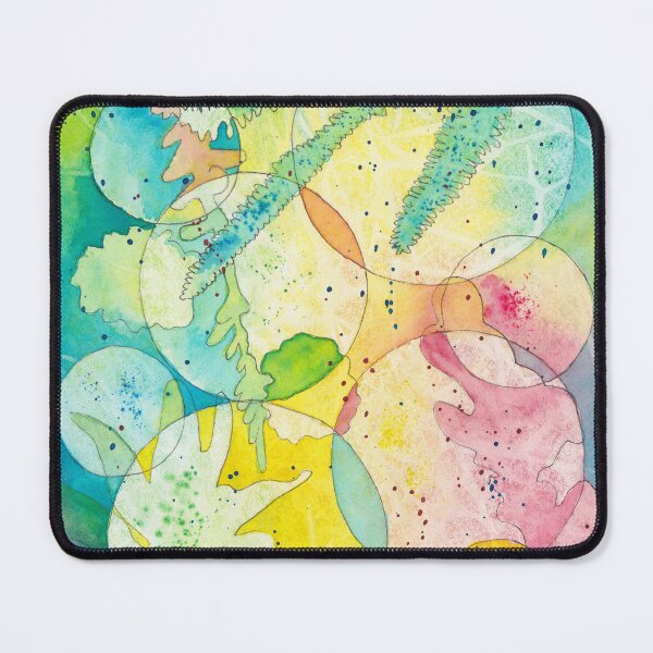 Item preview, Abstract Flowers with Circles and Angles II designed and sold by The Elderberry Blossom.