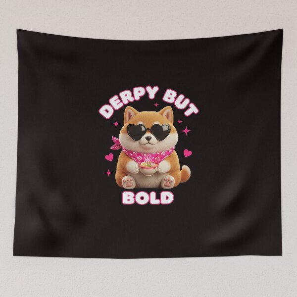 Item preview, Derpy Shiba Bold designed and sold by rawaart1.