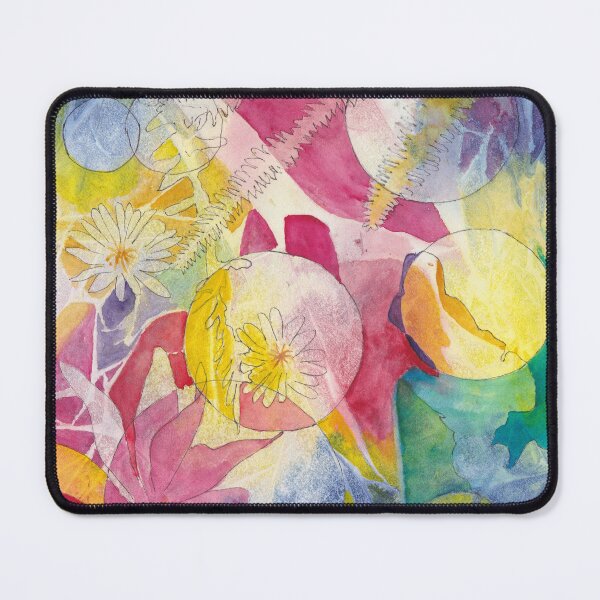 Item preview, Abstract Flowers with Circles and Angles designed and sold by The Elderberry Blossom.