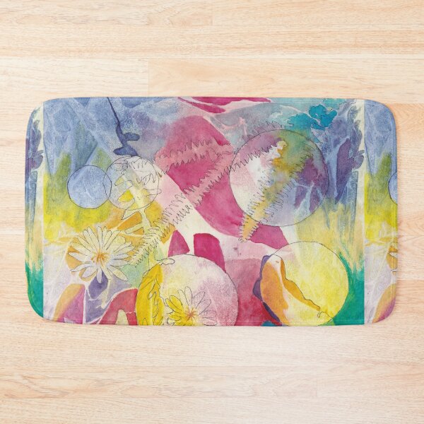 Item preview, Abstract Flowers with Circles and Angles designed and sold by The Elderberry Blossom.