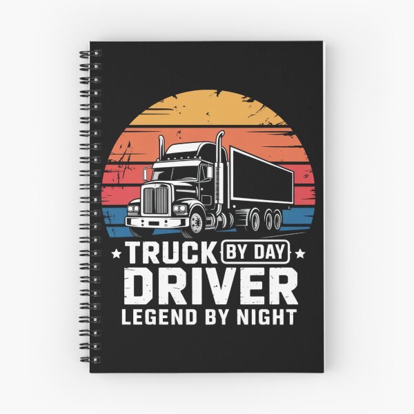 Item preview, Truck Driver by Day Legend by Night Funny Trucker Retro Vintage Design designed and sold by ChillDrop.