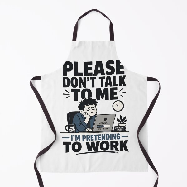 Item preview, Funny Work Shirt – Please Don’t Talk To Me I’m Pretending To Work Tee, Office Humor Shirt, Lazy Work Meme Graphic designed and sold by lamiarte.