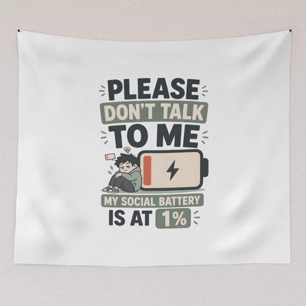Item preview, Overstimulated Shirt – Please Don’t Talk To Me Funny Tee, Social Battery Low Shirt, Introvert Anxiety Humor Graphic designed and sold by lamiarte.