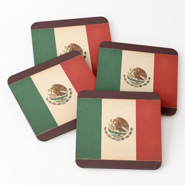Item preview, Mexico Flag (Vintage) designed and sold by Junior-Design.