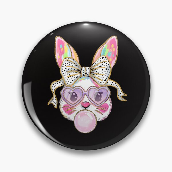 Item preview, Glitter Easter Bunny Coquette, Happy Easter, Coquette Bunny, Bow Easter Glitter Brushstroke Girls Kids Easter designed and sold by DesignDenDo ⭐⭐⭐⭐⭐.