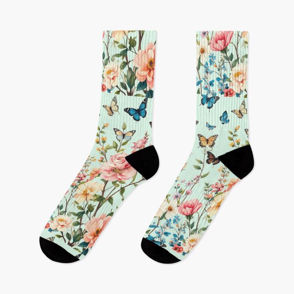Item preview, Colourful Flowers and butterflies designed and sold by Creative Visualize.