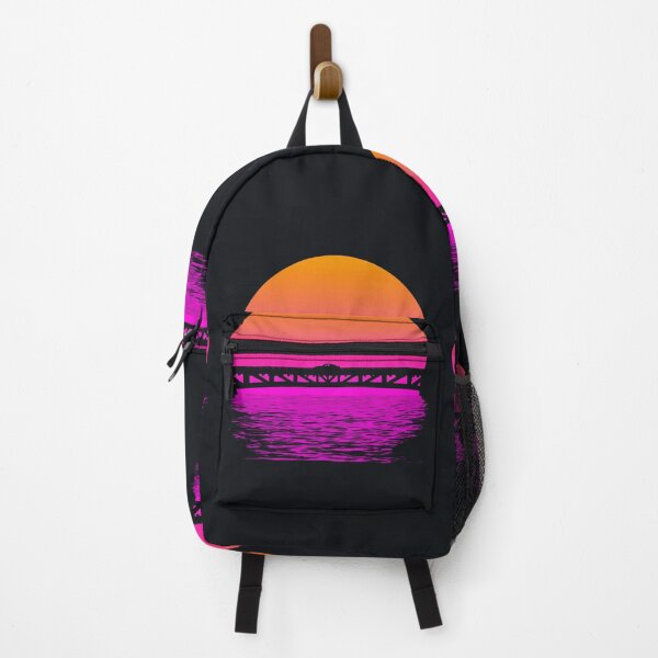 Item preview, Synthwave ~ Sunset Bridge designed and sold by zerocult.
