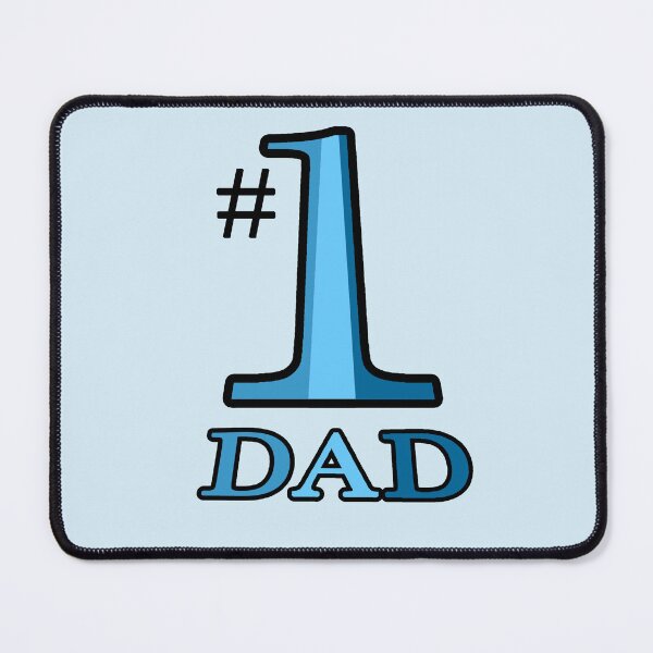 Item preview, Number One Dad Blue designed and sold by Normbot2000.