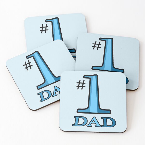 Item preview, Number One Dad Blue designed and sold by Normbot2000.