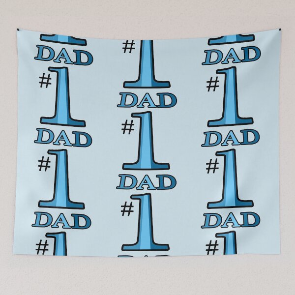 Item preview, Number One Dad Blue designed and sold by Normbot2000.