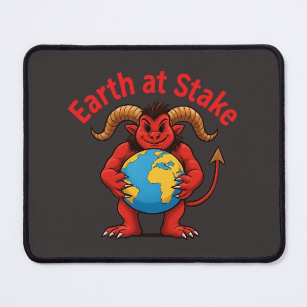 Item preview, ​Earth Day 2026 - Cute Red Monster Planet Protector designed and sold by Spectrum Art Gallery.