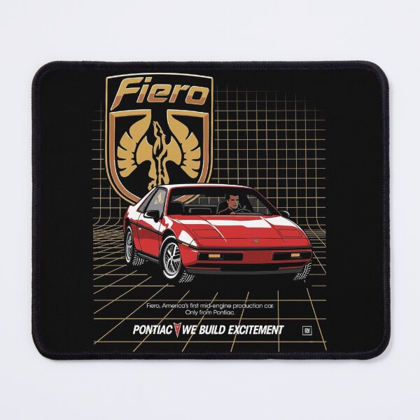 Item preview, Pontiac Fiero 2M4 – Retro 80s Mid-Engine Sports Car Poster designed and sold by Stinky Lincy's Apparel Company.