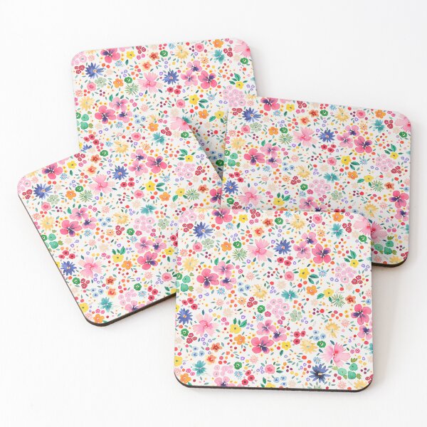 Item preview, Springtime Floral Party with Colorful Dots - Colorful Flower Garden designed and sold by ninoladesign.