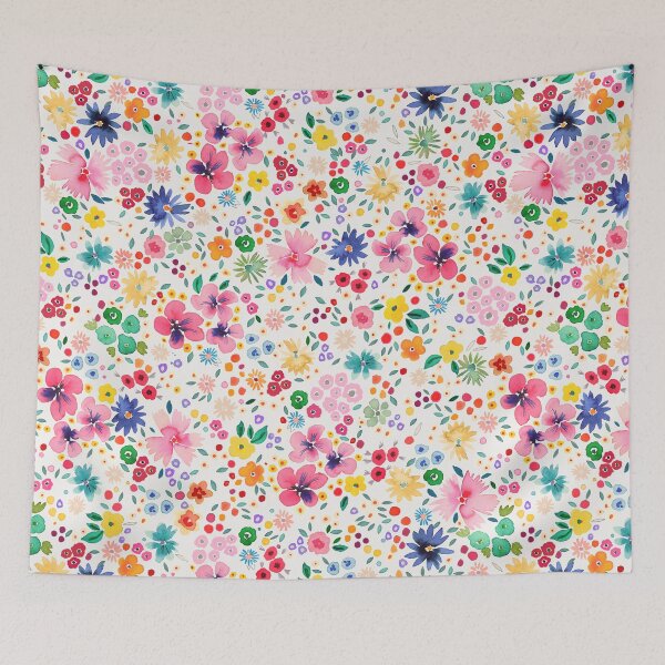 Item preview, Springtime Floral Party with Colorful Dots - Colorful Flower Garden designed and sold by ninoladesign.