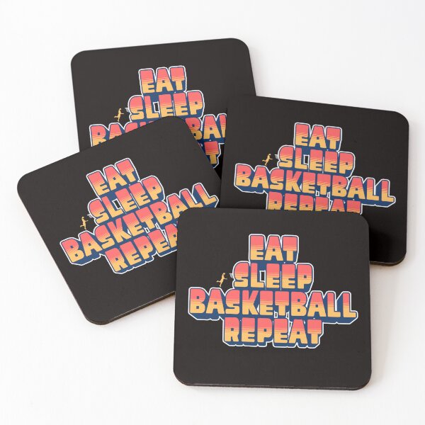 Item preview, Eat Sleep Basketball Repeat Funny Player Design designed and sold by ChillDrop.