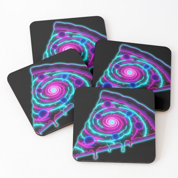 Item preview, Cosmic Pizza Slice - Galactic Cheese Spiral Space Art designed and sold by powersunlight.