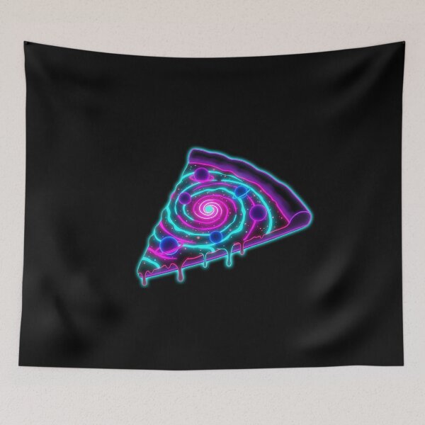 Item preview, Cosmic Pizza Slice - Galactic Cheese Spiral Space Art designed and sold by powersunlight.