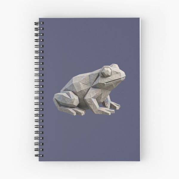 Item preview, Aged Marble Frog – Abstract Art Notebook for Design Students designed and sold by bsbd-action.