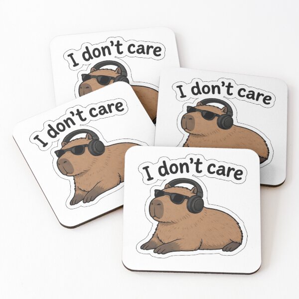 Item preview, Capybara - I don't care designed and sold by Nyx-Styx.