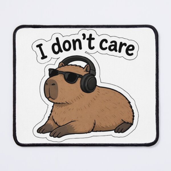 Item preview, Capybara - I don't care designed and sold by Nyx-Styx.