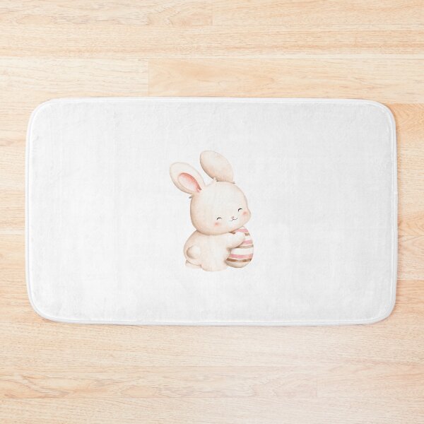 Item preview, Watercolor Easter Bunny with Pastel Eggs - Adorable Spring Holiday Gift designed and sold by FuzionRaptor.