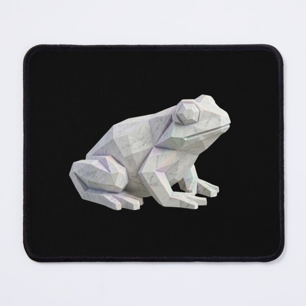 Item preview, Premium White Marble Frog – Stylish Sticker for Laptop Users designed and sold by bsbd-action.