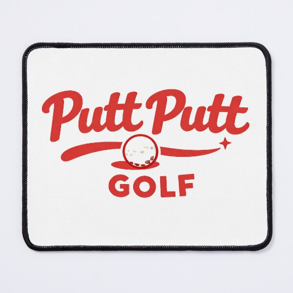 Item preview, Putt Putt Golf Retro Script Logo – Mini Golf Fun Design designed and sold by EastEndTownie.