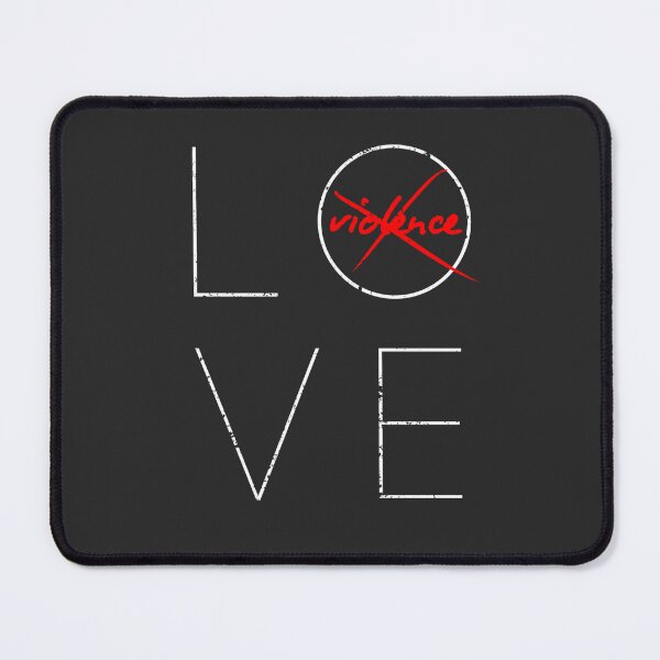 Item preview, Modern Minimal Love no Violence Peaceful Protest White designed and sold by TackyTime.