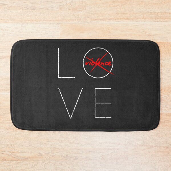 Item preview, Modern Minimal Love no Violence Peaceful Protest White designed and sold by TackyTime.