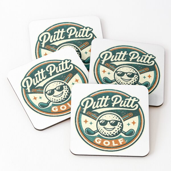 Item preview, Putt Putt Golf Vintage Badge – Retro Mini Golf Club designed and sold by EastEndTownie.